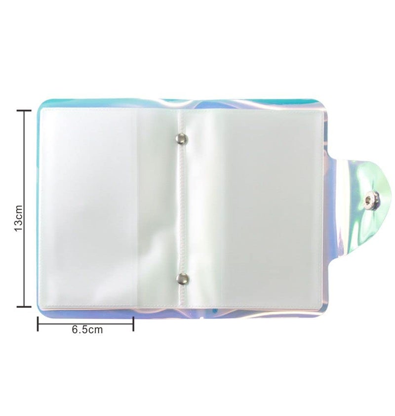 VNC 20 Slots Stamping Nail Art Light Blue Nail Art Stamp Plate Collection PVC Clear Color Image Plate Organizer for 6X12cm Size Stamping Plate Collection - Image 4